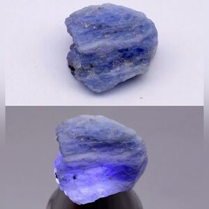 Natural 28ct Blue Sapphire 18mmx16.5mmx11mm Rough Mined in Madagascar
